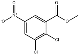 2,3-二氯-5-硝基苯甲酸甲酯, 63105-54-4, 结构式