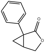 (1S,5R)-1-苯基-3-氧杂双环[3.1.0]己-2-酮, 63106-93-4, 结构式