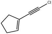 Cyclopentene, 1-(chloroethynyl)- (9CI) Struktur