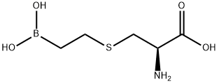 S-(2-硼酸基乙基)-L-半胱氨酸, 63107-40-4, 结构式