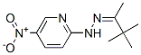 N-(3,3-dimethylbutan-2-ylideneamino)-5-nitro-pyridin-2-amine Structure