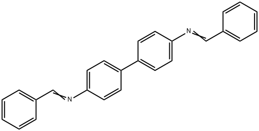 N,N'-二苯亚甲基联苯胺,6311-48-4,结构式