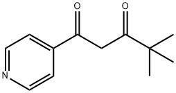 4,4-dimethyl-1-pyridin-4-yl-pentane-1,3-dione Structure