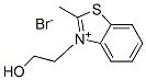 3-(2-hydroxyethyl)-2-methylbenzothiazolium bromide Struktur