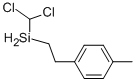 (p-メチルフェネチル)(メチル)ジクロロシラン 化学構造式