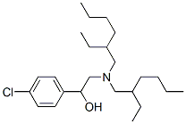 2-(bis(2-ethylhexyl)amino)-1-(4-chlorophenyl)ethanol 结构式