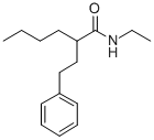 N-ethyl-2-phenethyl-hexanamide Structure