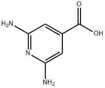 4-Pyridinecarboxylic  acid,  2,6-diamino- Structure