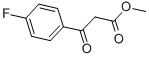 METHYL 4-FLUOROBENZOYLACETATE Structure