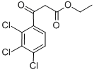 3-氧代-3-(2,3,4-三氯苯基)丙酸乙酯 结构式