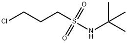3-CHLORO-PROPANE-1-SULFONIC ACID TERT-BUTYLAMIDE Structure