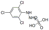 (2,4,6-trichlorophenyl)hydrazine sulphate Struktur