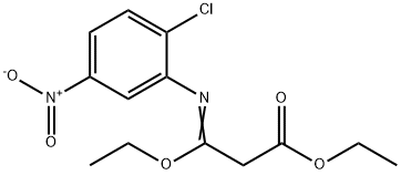 ethyl 3-[(2-chloro-5-nitrophenyl)imino]-3-ethoxypropionate 结构式