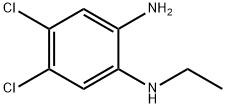 4,5-DICHLORO-2-N-ETHYLBENZENE-1,2-DIAMINE 结构式