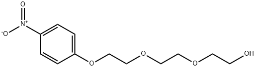 2-(2-(2-(4-硝基苯氧基)乙氧基)乙氧基)乙醇 结构式