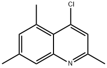 4-CHLORO-2,5,7-TRIMETHYLQUINOLINE Struktur