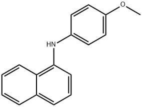 (4-METHOXY-PHENYL)-NAPHTHALEN-1-YL-AMINE Struktur