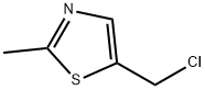THIAZOLE, 5-(CHLOROMETHYL)-2-METHYL- Structure