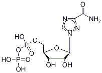 ribavirin 5'-diphosphate Structure