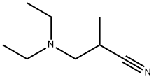 beta-(Diethylamino)isobutyronitrile 化学構造式