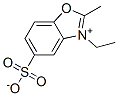 3-エチル-2-メチルベンゾオキサゾール-3-イウム-5-スルホナート 化学構造式