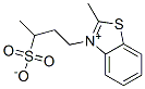 2-methyl-3-(3-sulphonatobutyl)benzothiazolium 结构式