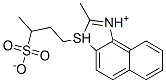 2-methyl-3-(3-sulphonatobutyl)naphtho[1,2-d]thiazolium Struktur