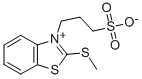 2-甲基硫代-3-硫丙基苯并噻唑甜菜碱, 63149-05-3, 结构式