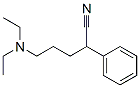 5-diethylamino-2-phenyl-pentanenitrile Struktur