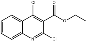 2,4-Dichloro-quinoline-3-carboxylic acid ethyl ester Structure