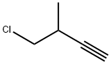 4-chloro-3-methylbut-1-yne Struktur
