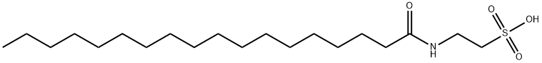 2[(1-OXOOCTADECYL)AMINO]-ETHANESULFONIC ACID Struktur