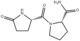 5-oxo-L-propyl-L-prolinamide  Struktur