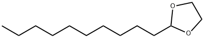 2-デシル-1,3-ジオキソラン 化学構造式