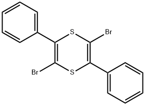 2,5-dibromo-3,6-diphenyl-1,4-dithiine Structure