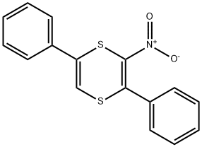 3-nitro-2,5-diphenyl-1,4-dithiine|