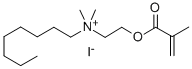 N,N-DIMETHYL-N-(2-[METHACRYLOYL]ETHYL)-N-(1-OCTYL)AMMONIUM IODIDE Struktur