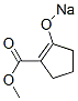 2-ソジオオキシ-1-シクロペンテン-1-カルボン酸メチル 化学構造式