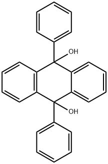 9,10-dihydro-9,10-diphenylanthracene-9,10-diol 结构式