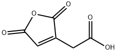 2,5-ジヒドロ-2,5-ジオキソ-3-フラン酢酸 化学構造式