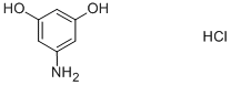 5-アミノベンゼン-1,3-ジオール塩酸塩 化学構造式