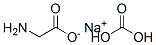 グリシン・炭酸水素ナトリウム 化学構造式