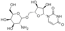 5'-O-(2-AMINO-2-DEOXY-D-GALACTOPYRANOSYL)-URIDINE Structure