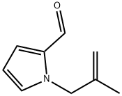 1H-Pyrrole-2-carboxaldehyde, 1-(2-methyl-2-propenyl)- (9CI) Struktur