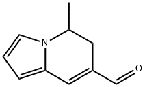 7-Indolizinecarboxaldehyde,5,6-dihydro-5-methyl-(9CI) Structure