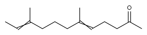 6,10-Dimethyl-5,10-dodecadien-2-one Structure