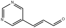 2-Propenal, 3-(5-pyrimidinyl)-, (2E)- (9CI) Structure