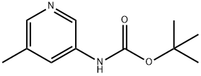 Carbamic acid, (5-methyl-3-pyridinyl)-, 1,1-dimethylethyl ester (9CI) Structure