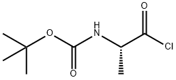 Carbamic acid, [(1S)-2-chloro-1-methyl-2-oxoethyl]-, 1,1-dimethylethyl ester Structure