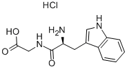 TRP-GLY HYDROCHLORIDE Structure